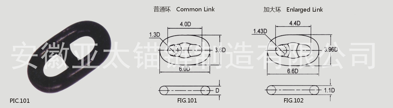 安徽亞太-錨鏈-直徑
